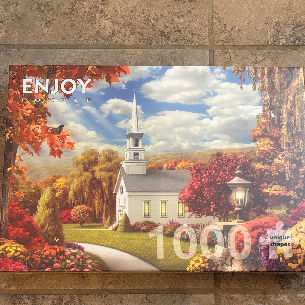 NWT Enjoy 1000 Piece puzzle, Inspiration. Sealed in box.